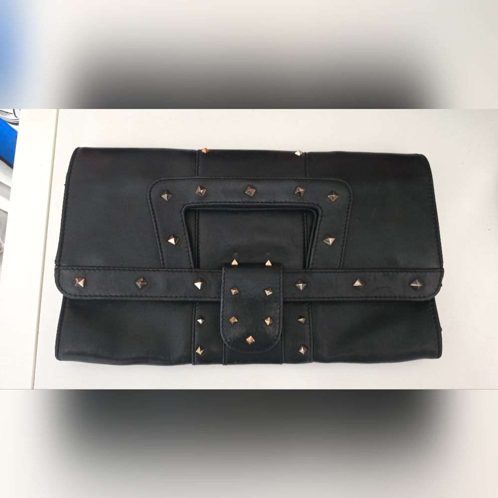 Italian Leather Like New BRAND LAMARESCA Black